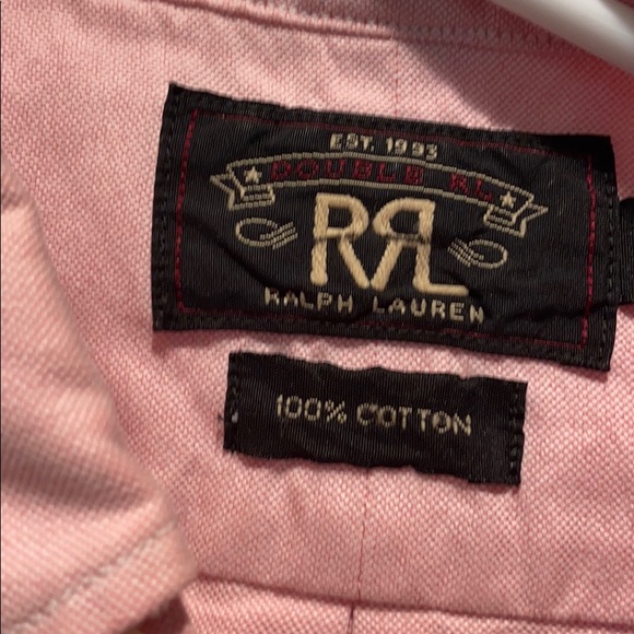 Pink RRL Button down - Picture 2 of 7